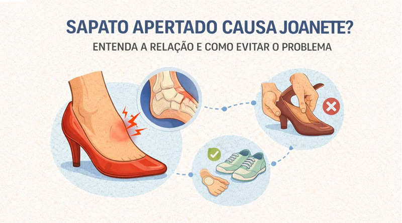 Sapato Apertado Causa Joanete