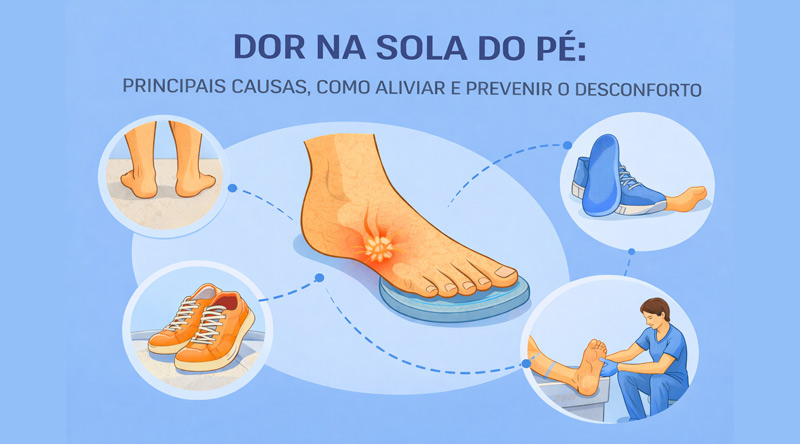 Dor na Sola do Pé: Principais Causas, Como Aliviar e Prevenir o Desconforto